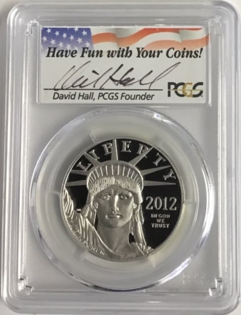 ڶԿʤۡڲͳʤ2012ǯW 1 ꥫץʥ롡PCGS PR70DCAM David Hall