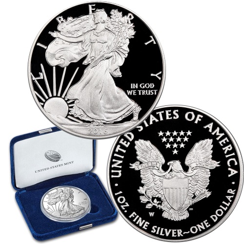銀行振込5%オフ】 2016年W シルバー アメリカンイーグル 1oz プルーフ 販売直営 アメリカンシルバーイーグル プルーフ銀貨 旧貨幣/金貨/銀貨/記念硬貨