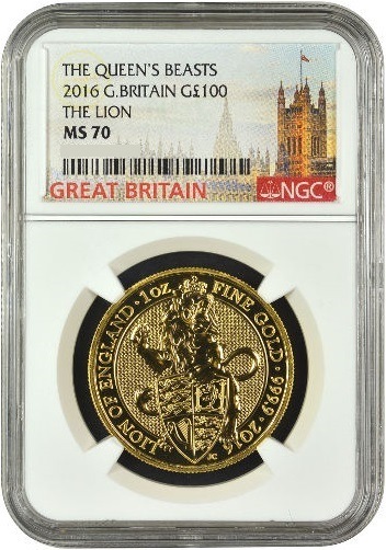 ☆準最高鑑定 1円出品開催中☆】2016年 イギリス クイーンビースト
