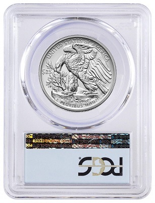 2017 アメリカ イーグル銀貨 PCGS SP70 US Mint 225周年 2017-W 3