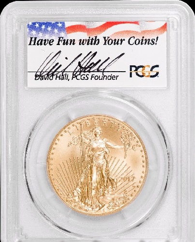 2017ǯ ꥫ󥤡20ǯ С˥å奴ɡPCGS SP70DCAM FS եȥȥ饤 David Hall٥