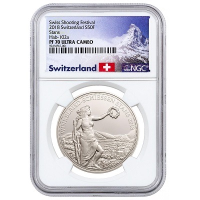 �ڶ�Կ���5%���ա� 2018ǯ �������ͷ�� Thaler �ץ롼�ն�� 25 g 50�ե��   NGC�ǹ���� PF70 ����ȥ饫�ᥪ �ڥ��쥸�åȥ�����OK��