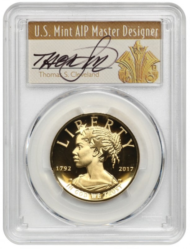 �ڶ�Կ�������ʤ��ۡڲ���ͳ���ʤ���2017ǯ ����ꥫ¤ʾ��225��ǯ��ǰ ����ꥫ���Хƥ� �ץ롼�ն�� PCGS�ǹ���� PR70DCAM Thomas Cleveland�����������٥�