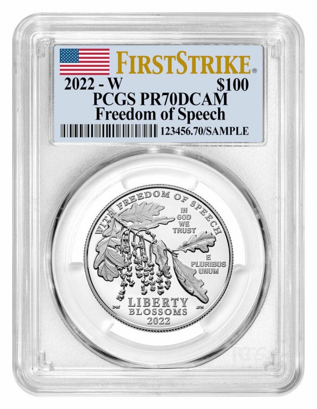 ��ͽ������ۡڶ�Կ�������ʤ��ۡڲ���ͳ���ʤ��� 2022ǯ ����ꥫ��ץ���ʥ������� 1oz �ץ���ʹŲߡ��ץ롼�ջ��� �ǹ���� PCGS PR70DCAM FS