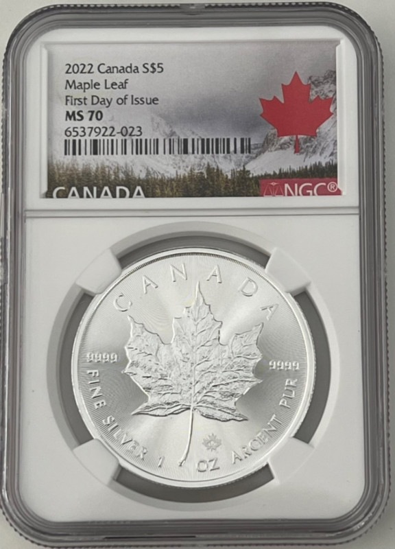 ڶԿʤۡڲͳʤ 2022ǯ ᡼ץ꡼ն 1oz NGCǹ MS70 First Day of Issue