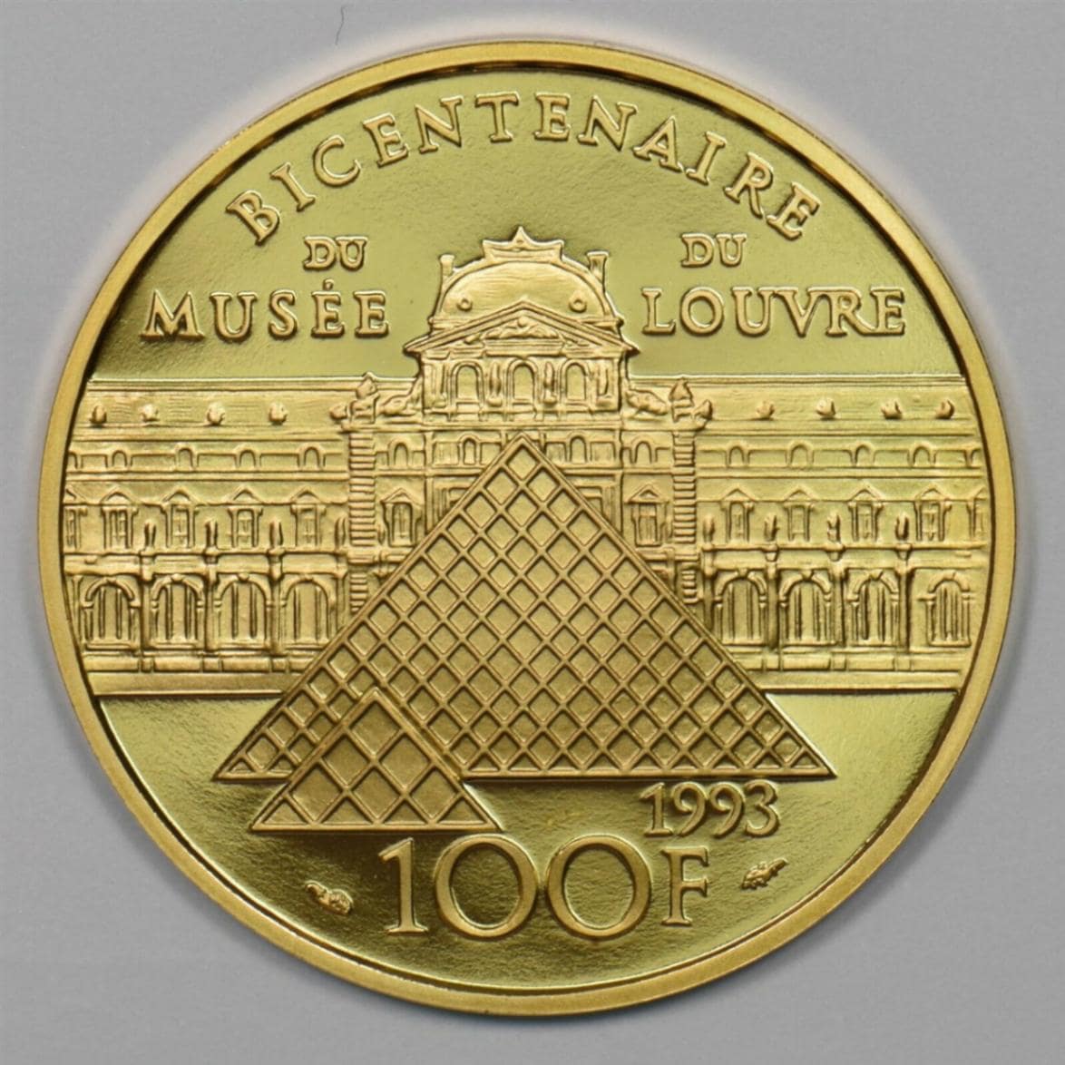 銀行振込割引なし】【会員様割引なし】1993年 フランス 金貨 100