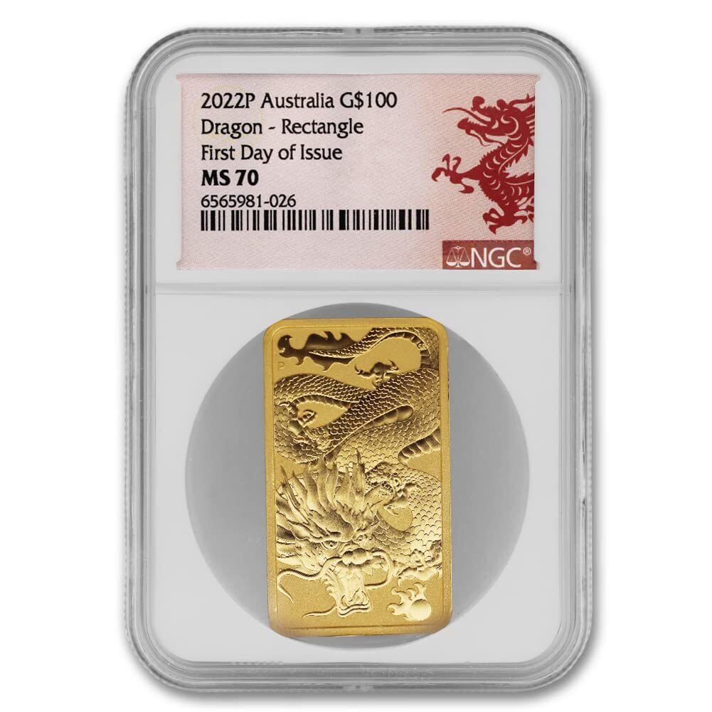 1オンス 純銀 PCGS PR70DCAM オーストラリア ドラゴンシルバーバー 1オンス 純銀 PCGS PR70DCAM オーストラリア ドラゴンシルバー