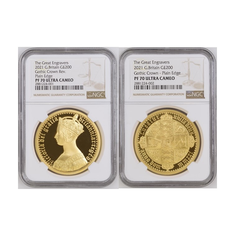 2021 ゴシッククラウン PCGS PR69DCAM イギリス 5ポンド 銀貨 2021 ゴシッククラウン PCGS PR69DCAM イギリス 5ポンド 銀貨