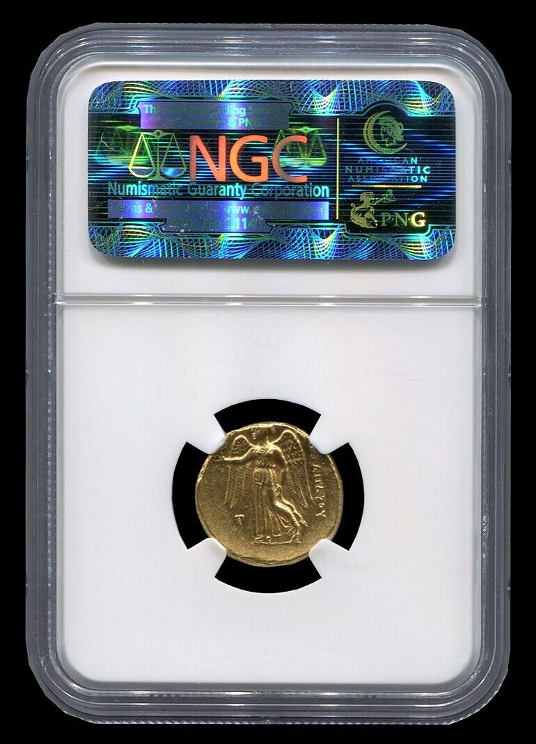 MS高鑑定！】【銀行振込割引なし】【会員様割引なし】 紀元前 336‐323 マケドニア王国 アレクサンドロス3世 （アレキサンダー大王）  Stater 金貨 8.62g NGC鑑定 MS Strike3/5 Surface4/5 | 新商品 | 都コイン（ミヤココイン）