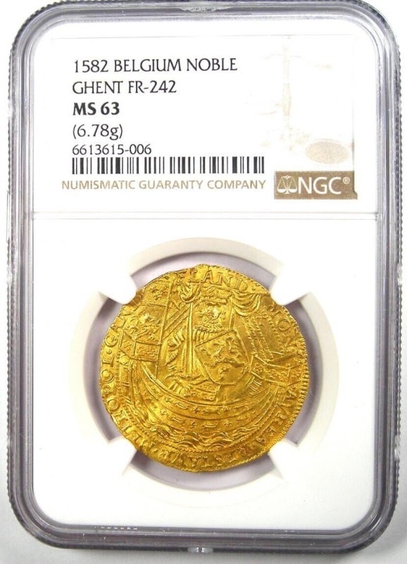 NGC TOP1ꡪۡڶԿʤ ڲͳʤ1582ǯ ٥륮  Ȥȿ 1 Ρ֥  NGC MS63