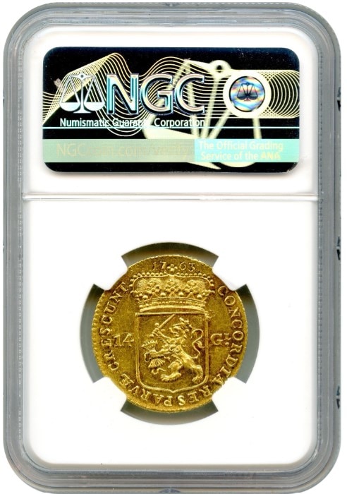 銀行振込割引なし】 【会員様割引なし】【NGC鑑定 MS61】1763年