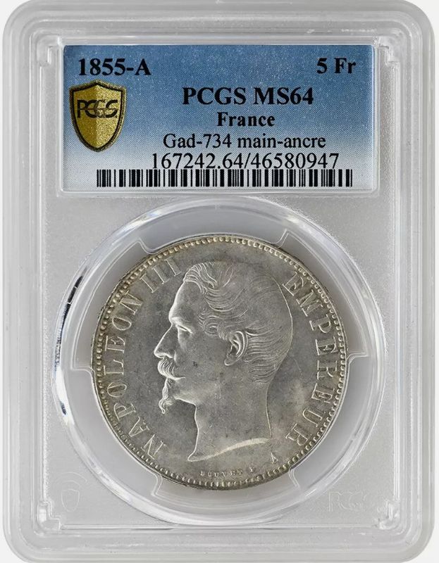 ڶԿʤۡڲͳʤۡPCGS MS641855-A ե ʥݥ쥪3 5ե