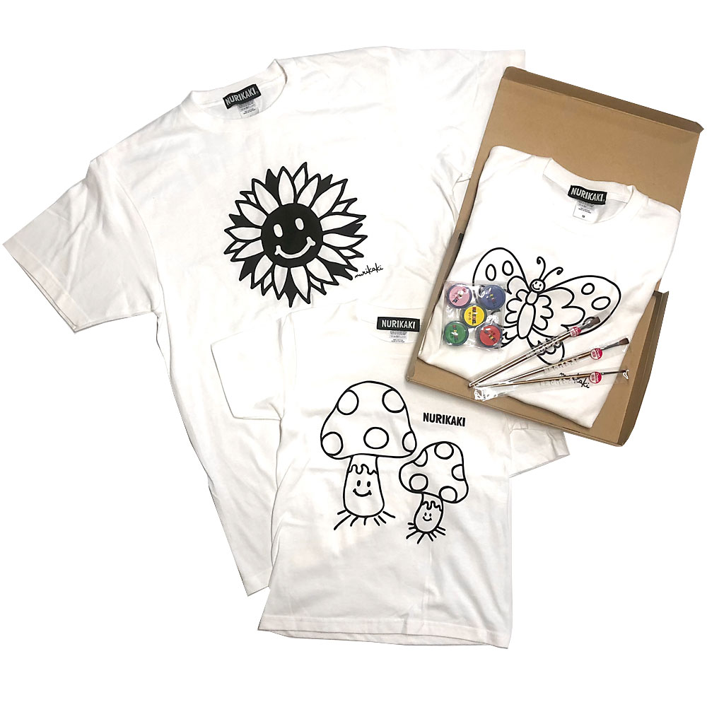 NURIKAKI(ヌリカキ)Tシャツセット(筆付き)