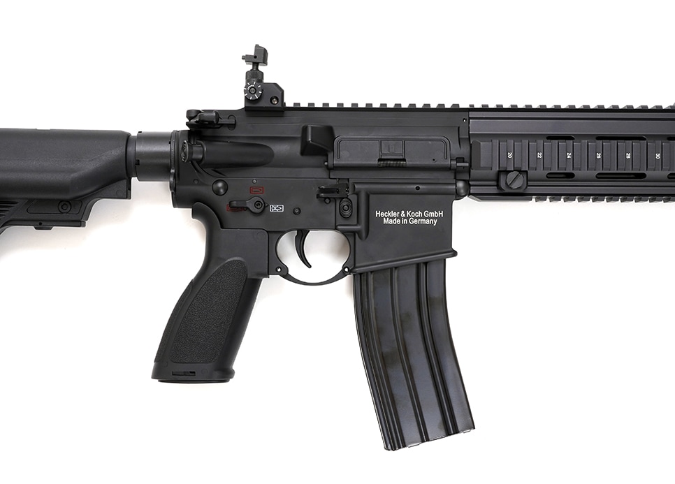 新品未使用、難ありHOGUEタイプBK HK416 スタンダード電動ガン 新品未使用、難ありHOGUEタイプBK HK416 スタンダード電動ガン