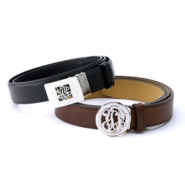 イニシャル バックルベルト 宮本商行オンラインショップ 銀製品 宮内庁御用達