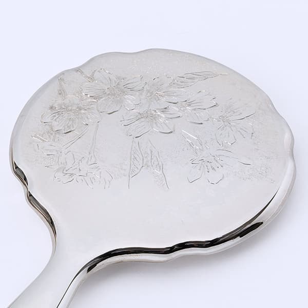 銀製手鏡 大西崇史彫刻 宮本商行オンラインショップ 銀製品 宮内庁御用達