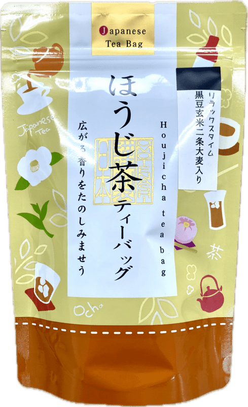 ほうじ茶さま専用！ 得用・黒豆玄米ほうじ茶ティーバッグ 4g×25Pの通販｜狭山茶【宮野園