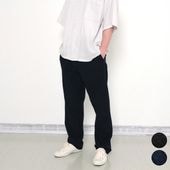 イージーパンツ ［tubomi 蕾］ ブラック・ネイビー M・L 綿100％ 男女兼用 ※父の日おすすめ