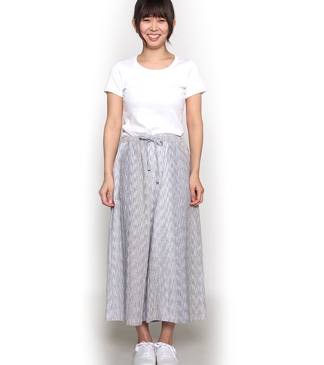 パンツ らしか Nami 全3色 表地 綿100 裏地 ポリエステル100 宮田織物 公式通販サイト