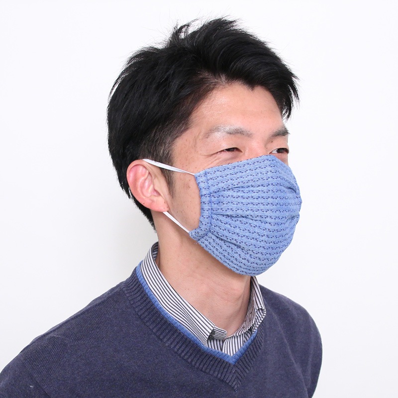布マスクキット ガーゼ Zigzag プリーツマスクが３枚作れます 宮田織物 公式通販サイト