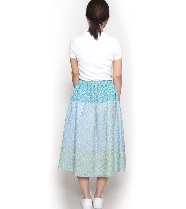 スカート らしか Oboro 全2色 表地 綿100 裏地 ポリエステル100 宮田織物 公式通販サイト