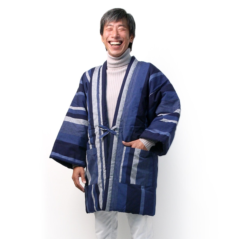 半纏 [藍調はんてん] 全7色 2Lサイズ