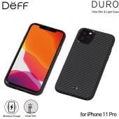 IPhone11 Pro ����ߥ������Ǻॱ���� Ultra Slim & Light Case DURO for iPhone 11 Pro DCS-IPD19SKVMBK ����ȥ饹�����饤�� ������ �ǥ塼�� Deff  Qi�б�