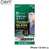 iPhone12 mini �ݸ�饹 TOUGH GLASS(Dragontrail + 2���Ų�) for iPhone 12 mini(Ʃ��) DG-IP20SG2DF deff ���ե��饹 �ɥ饴��ȥ쥤��X  ���� ���ꥢ