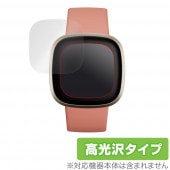 Fitbit Versa3 ݸ ե OverLay Brilliant for Fitbit Versa 3 (2) վݸ 椬Ĥˤ ɻ  եåȥӥå С3