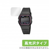 CASIO スタンダード F-91W 保護 フィルム OverLay Brilliant for カシオ スタンダード F91W シリーズ 液晶保護 指紋がつきにくい 防指紋 高光沢 腕時計 用|スマ
