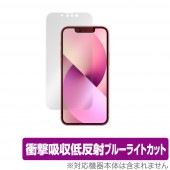 iPhone 13 mini �ݸ� �ե���� OverLay Absorber for iPhone13 mini �����ե�����13 �ߥ� �׷�ۼ� ��ȿ�� �֥롼�饤�ȥ��å� ���֥����С� ����