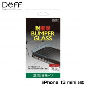 iPhone 13 mini �� �ݸ�饹 �Х�ѡ����饹(�ݥꥫ���ܥ͡���+���饹) for �����ե��� 13 �ߥ� Ʃ�����ꥢ ����� deff �Х�ѡ��դ��ݸ�饹 �Ѿ׷�