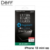 iPhone 13 mini �� �ݸ� ���饹�ե���� ULTRA HARD GLASS for �����ե��� 13 �ߥ� Ʃ�����ꥢ ����� deff AGC DragonTrail X ���� 0.55mm�� ����8��