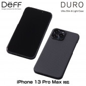 iPhone 13 Pro Max ����ߥ������Ǻॱ���� Deff Ultra Slim & Light Case DURO �����ե���13�ץ��ޥå��� �ǥ����� �ǥ塼�� �磻��쥹�����б� Ķ���� ����