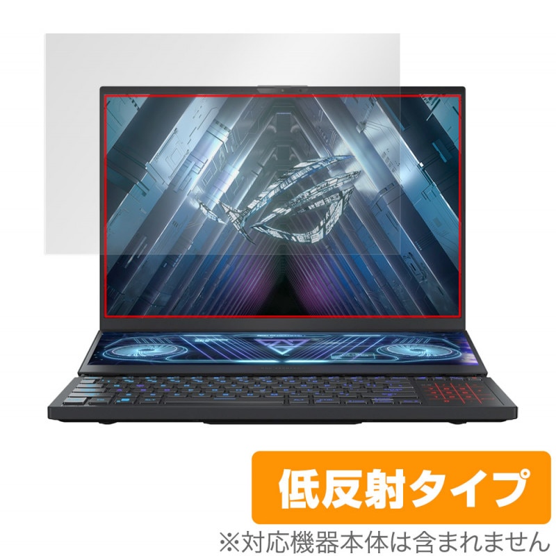 ASUS ROG Zephyrus Duo 16 2022 GX650 �ݸ� �ե���� OverLay Plus ���������� �����ߥ󥰥Ρ���PC �ᥤ��ǥ����ץ쥤 �վ��ݸ� ��ȿ�� ����� �ɻ���