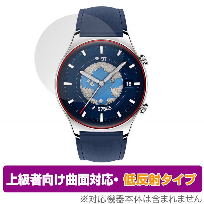 Honor Watch GS 3 MUS-B19 �ݸ� �ե���� OverLay FLEX ��ȿ�� for ���ʡ� ���ޡ��ȥ����å� MUSB19 �����б� �����Ǻ� ȿ���ɻ� �׷�ۼ�