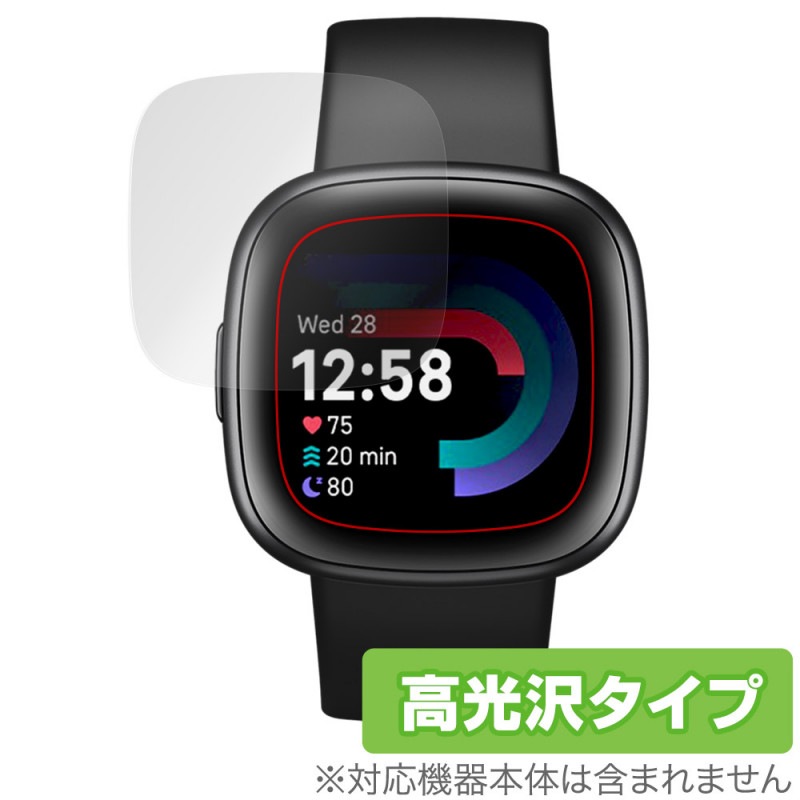 Fitbit Versa 4 ݸ ե OverLay Brilliant for եåȥӥå С ե վݸ 椬Ĥˤ ɻ 