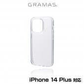 iPhone14 Plus 背面カバー シェル型ケース GRAMAS COLORS Glassty ガラスハイブリッドケース for iPhone 14 Plus ワイヤレス充電対応|SIMロックフリ