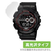 CASIO G-SHOCK GD-100 シリーズ 保護 フィルム OverLay Brilliant カシオ Gショック 液晶保護 指紋がつきにくい 指紋防止 高光沢|スマートウォッチ|ウェアラブル
