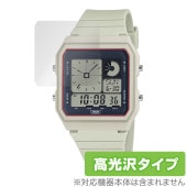 CASIO スタンダード LF-20W シリーズ 保護フィルム OverLay Brilliant カシオ STANDARD LF20W 液晶保護 指紋がつきにくい 指紋防止 高光沢|スマートウォッチ
