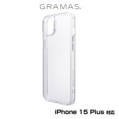 iPhone 15 Plus ̥С 뷿 GRAMAS COLORS Glassty 饹ϥ֥åɥ ե 15 ץ饹 磻쥹Ų
