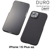 iPhone 15 Plus ߥݥ Ultra Slim & Light Case DURO for ե 15 ץ饹 磻쥹б Ķ  Ѿ׷ Deff ǥ