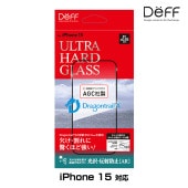 iPhone15 饹ե ULTRA HARD GLASS for ե 15 ȿɻ(AR)  AGC DragonTrail X  Deff 󤿤Žդġդ
