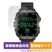 スマートウォッチ QX11 保護フィルム OverLay Plus Lite スマートウォッチ用フィルム 液晶保護 高精細液晶対応 アンチグレア 反射防止|スマートウォッチ|ウェアラブルデバイス
