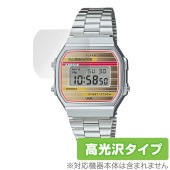 CASIO Collection STANDARD A168WE 保護 フィルム OverLay Brilliant for カシオ コレクション スタンダード 指紋がつきにくい止 高光沢|スマートウ