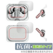 Nothing Ear (a) ケース 本体 フィルム OverLay 抗菌 Brilliant for ノッシング イヤー ケース・本体 Hydro Ag+ 抗菌 抗ウイルス 高光沢|ガジェット|そ