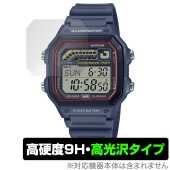 CASIO WS-1600Hシリーズ 保護 フィルム OverLay 9H Brilliant for カシオ 腕時計 9H 高硬度 透明 高光沢|スマートウォッチ|ウェアラブルデバイス