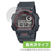CASIO Collection W-735H シリーズ 保護 フィルム OverLay Brilliant for カシオ コレクション 指紋がつきにくい 指紋防止 高光沢|スマートウォッチ|ウェア