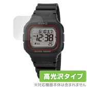 MAG 電波ソーラーウォッチ ウェーブフォース MW-550 保護 フィルム OverLay Brilliant for マグ 指紋がつきにくい 指紋防止 高光沢|スマートウォッチ|ウェアラブルデバイ
