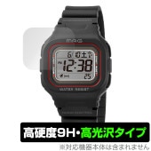 MAG 電波ソーラーウォッチ ウェーブフォース MW-550 保護 フィルム OverLay 9H Brilliant for マグ 9H 高硬度 透明 高光沢|スマートウォッチ|ウェアラブルデバイス